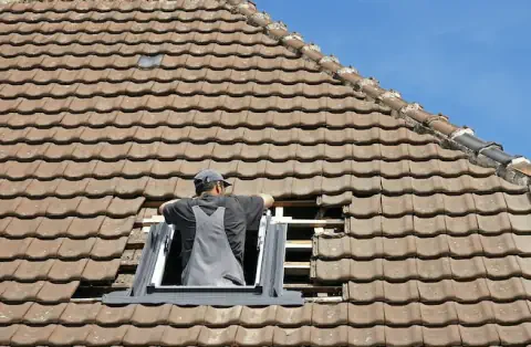 Pose de velux - Le Bez